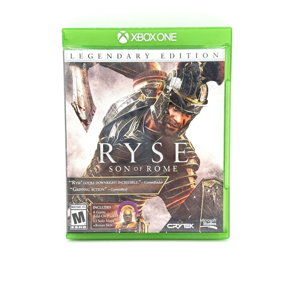 Ryse: Son of Rome -- Legendary Edition (Microsoft Xbox One, 2014) Game
